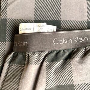 XL Calvin Klein Plaid Pajama Bottoms